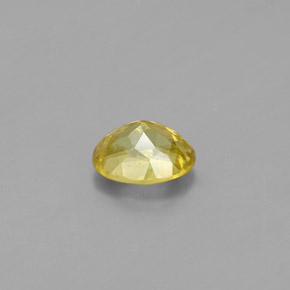 Sphene Gemstone in 5.7 x 4.7 mm Size for Sale, Sphene Stone in Greenish Yellow Color