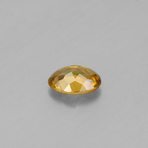 Sphene Gemstone in 5.9 x 4.7 mm Size for Sale, Sphene Stone in Yellow Golden Color