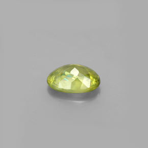 Sphene Gemstone in 7 x 5 mm (calibrated) Size for Sale, Sphene Stone in Golden Green Color