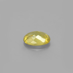 Sphene Gemstone in 7.1 x 5.2 mm Size for Sale, Sphene Stone in Greenish Golden Color
