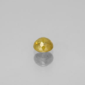 Sphene Gemstone in 4.4 mm Size for Sale, Sphene Stone in Greenish Golden Color