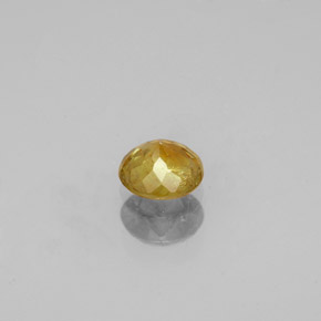 Sphene Gemstone in 5 mm (calibrated) Size for Sale, Sphene Stone in Golden Green Color