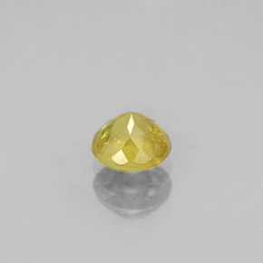 Sphene Gemstone in 5.6 mm Size for Sale, Sphene Stone in Golden Green Color