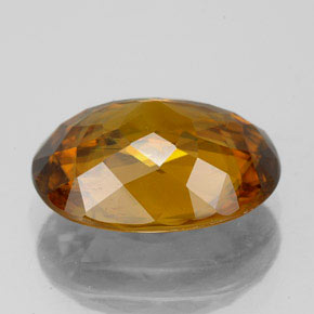 Sphene Gemstone in 12.1 x 9.2 mm Size for Sale, Sphene Stone in Golden Orange Color