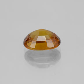 Sphene Gemstone in 9 x 7 mm (calibrated) Size for Sale, Sphene Stone in Yellow Golden Color