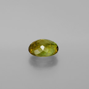 Sphene Gemstone in 7.8 x 6.2 mm Size for Sale, Sphene Stone in Golden Green Color