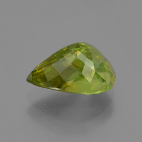 Sphene Gemstone in 9.2 x 6.3 mm Size for Sale, Sphene Stone in Golden Green Color
