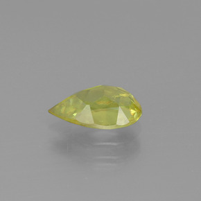 Sphene Gemstone in 9.4 x 5.8 mm Size for Sale, Sphene Stone in Golden Green Color