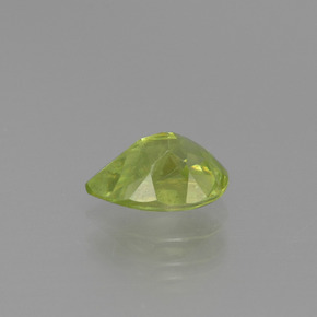Sphene Gemstone in 7.9 x 5.7 mm Size for Sale, Sphene Stone in Golden Green Color