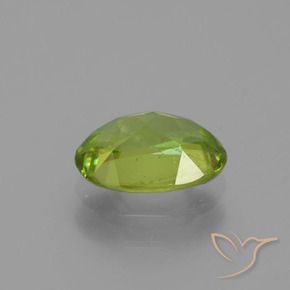 Sphene Gemstone in 8.2 x 5.6 mm Size for Sale, Sphene Stone in Bright Green Color