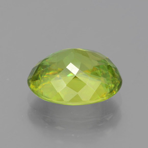 Sphene Gemstone in 10 x 8 mm (calibrated) Size for Sale, Sphene Stone in Golden Green Color