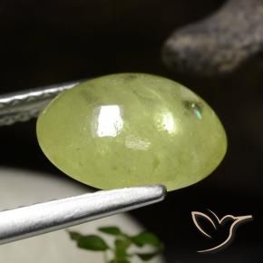 Sphene Gemstone in 10 x 8 mm (calibrated) Size for Sale, Sphene Stone in Medium Yellow Color