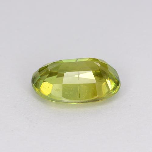 Sphene Gemstone in 7.6 x 5.4 mm Size for Sale, Sphene Stone in Light Earthy Green Color