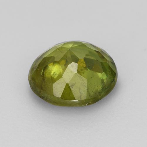 Sphene Gemstone in 5.7 mm Size for Sale, Sphene Stone in Medium Green Color