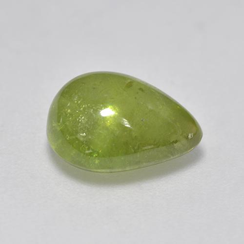 Sphene Gemstone in 10 x 7.7 mm Size for Sale, Sphene Stone in Lively Yellowish Green Color