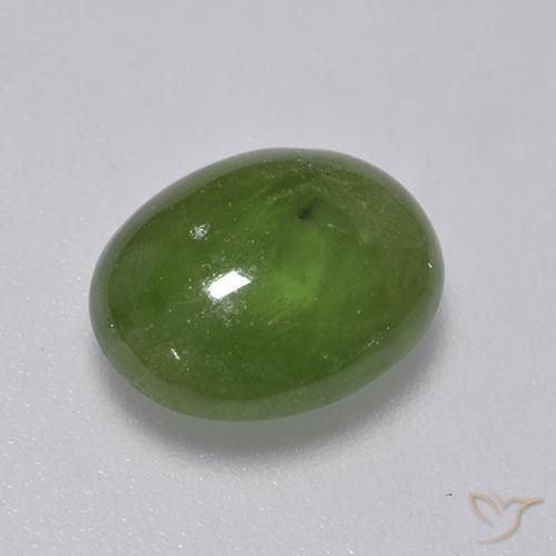 3.56 ct Green Sphene, 10.5 x 8.3 mm Oval Cut From Sri Lanka, Photo A