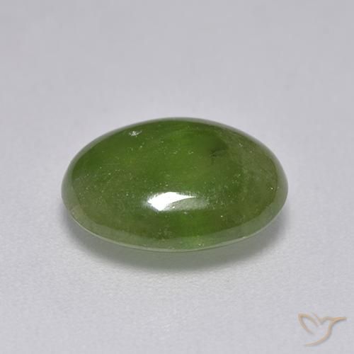 Sphene Gemstone in 10.5 x 8.3 mm Size for Sale, Sphene Stone in Lively Green Color