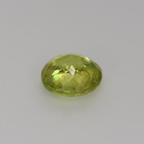 Sphene Gemstone in 6 mm (calibrated) Size for Sale, Sphene Stone in Lemon Yellow Color