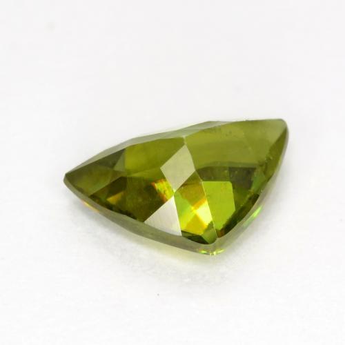 Sphene Gemstone in 6.5 x 4.5 mm Size for Sale, Sphene Stone in Warm Earthy Green Color
