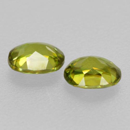Sphene Gemstones in 4 x 3.1 mm Size for Sale, Sphene Stones in Medium Green Color