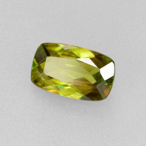 0.50 ct Green Sphene Stone, Natural Sphene in Cushion-Cut Shape for Sale