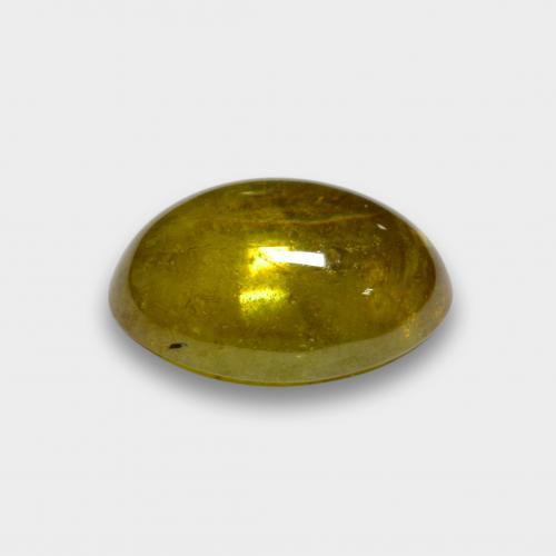 Sphene Gemstone in 11 x 8.1 mm Size for Sale, Sphene Stone in Autumn Yellow Color