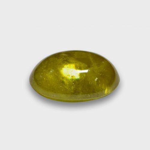 Sphene Gemstone in 10.8 x 8.1 mm Size for Sale, Sphene Stone in Medium Yellow Color