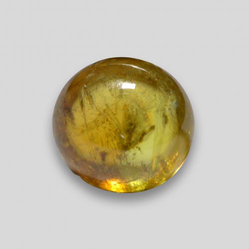 Золотисто-коричневый Сфен Камень - 2.2ct Овал Кабошон (ID: 578715)