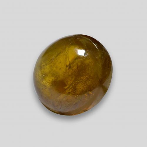 2.78 ct Golden Sphene Stone, Natural Sphene in Oval Cabochon Shape for Sale