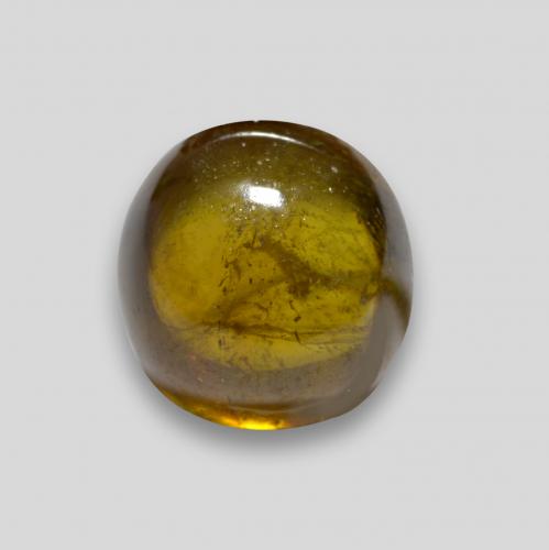 Dorado terroso Esfena Gema - 2.4ct Cabujón Redondo (ID: 578718)