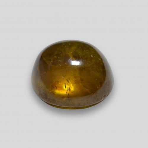 Sphene Gemstone in 7.5 mm (calibrated) Size for Sale, Sphene Stone in Earth Golden Color