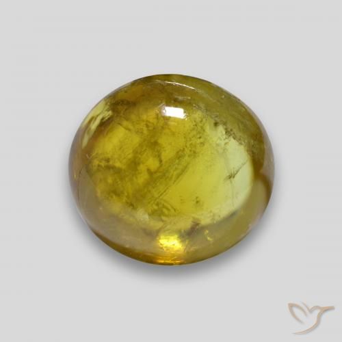 2.67ct Natural Medium Gold Sphene, Oval, Transparent