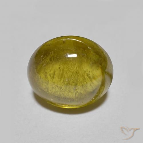 2.68ct Natural Medium Golden Brown Sphene, Oval, Translucent
