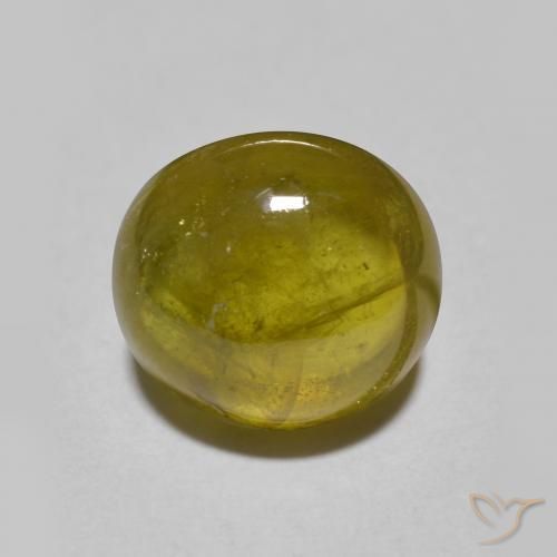 2.99ct Natural Golden Brown Sphene, Oval, Translucent