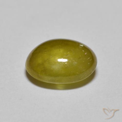 Sphene Gemstone in 9.4 x 7.7 mm Size for Sale, Sphene Stone in Golden Brown Color