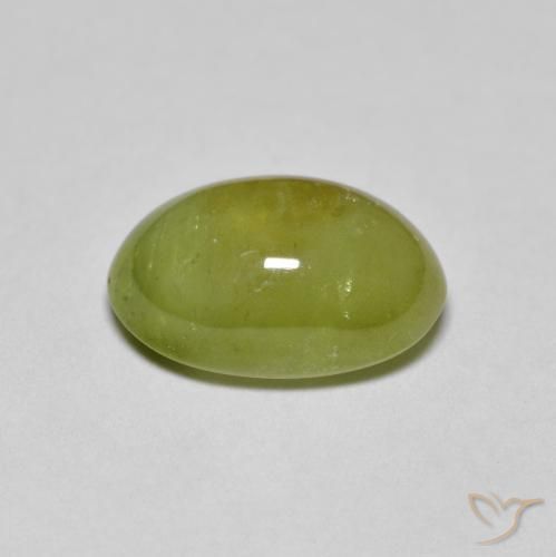 Sphene Gemstone in 10 x 7 mm (calibrated) Size for Sale, Sphene Stone in Light Green Color