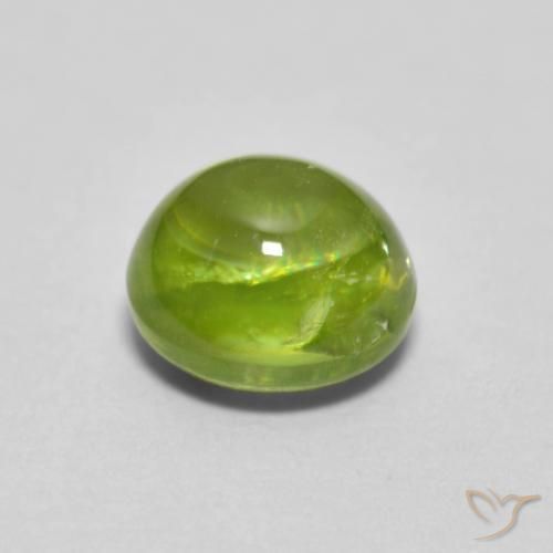 Sphene Gemstone in 5.6 x 5.4 mm Size for Sale, Sphene Stone in Yellowish Green Color