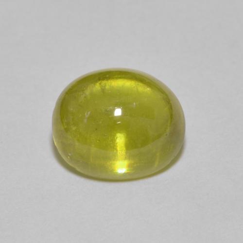 Medium Yellow Sphen Edelstein - 2.6ct Oval Cabochon (ID: 624143)