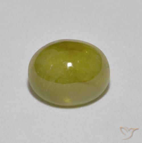 2.89 ct Green Sphene, 8.8 x 7.2 mm Oval Cut From Sri Lanka, Photo A