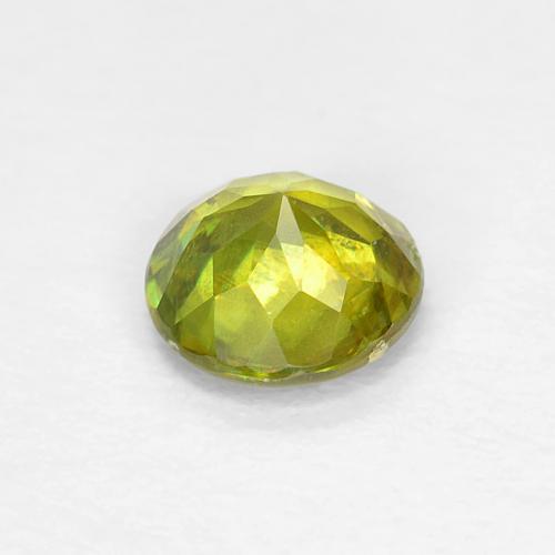 Sphene Gemstone in 4.5 mm (calibrated) Size for Sale, Sphene Stone in Medium Green Color