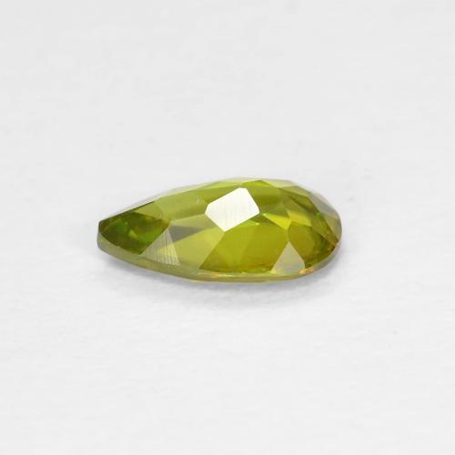 Sphene Gemstone in 6.2 x 3.6 mm Size for Sale, Sphene Stone in Yellowish Green Color