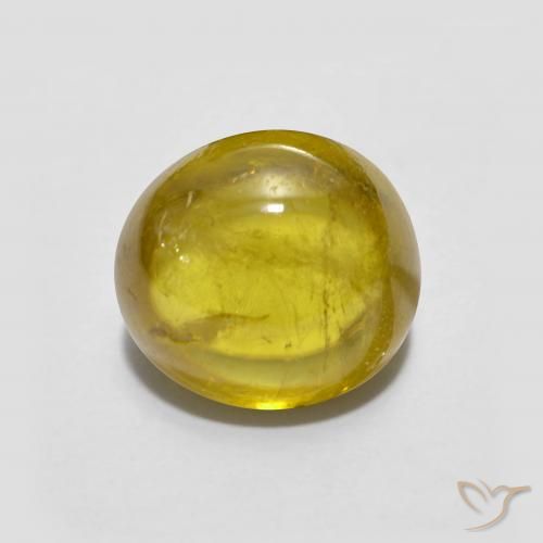 2.61ct Natural Earthy Gold Sphene, Oval, Transparent