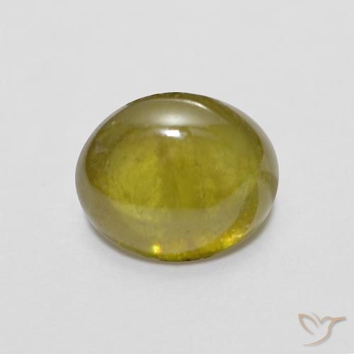 1.72 ct Yellow Sphene, 7.6 x 6.3 mm Oval Cut From Sri Lanka, Photo A