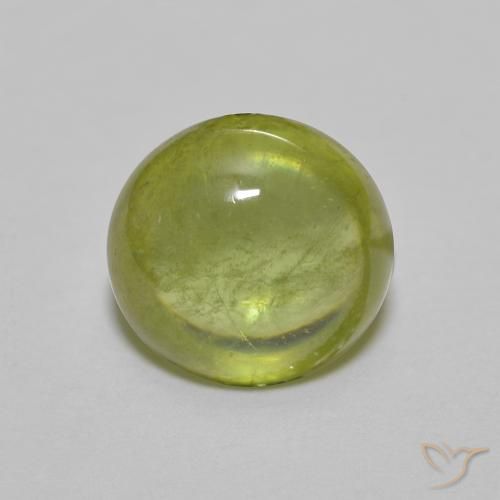 1.60ct Natural Olive Green Sphene, Oval, Transparent