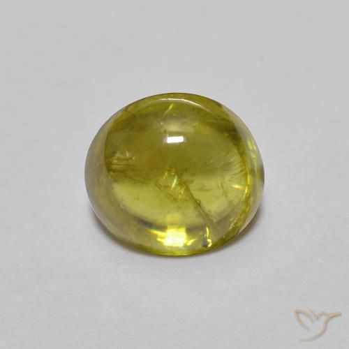 1.24ct Natural Medium Gold Sphene, Oval, Transparent