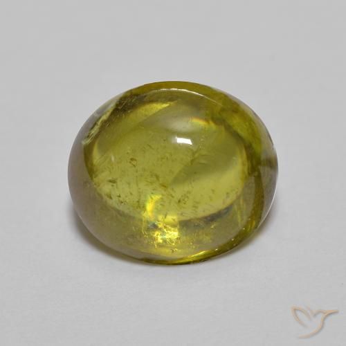 1.76ct Natural Deep Golden Brown Sphene, Oval, Transparent