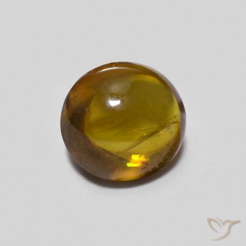 0.82 ct Brown Sphene Stone, Natural Sphene in Oval Cabochon Shape for Sale