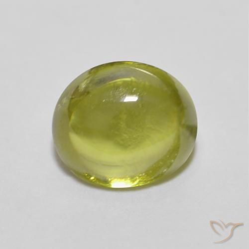 1.36 ct Green Sphene, 6.6 x 5.8 mm Oval Cut From Sri Lanka, Photo A