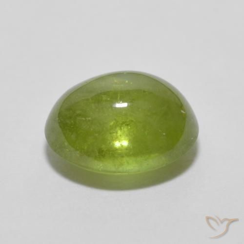 Sphene Gemstone in 7.2 x 6 mm Size for Sale, Sphene Stone in Light Lively Green Color