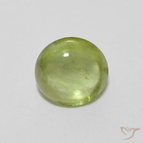 0.95ct Natural Medium Green Sphene, Oval, Transparent